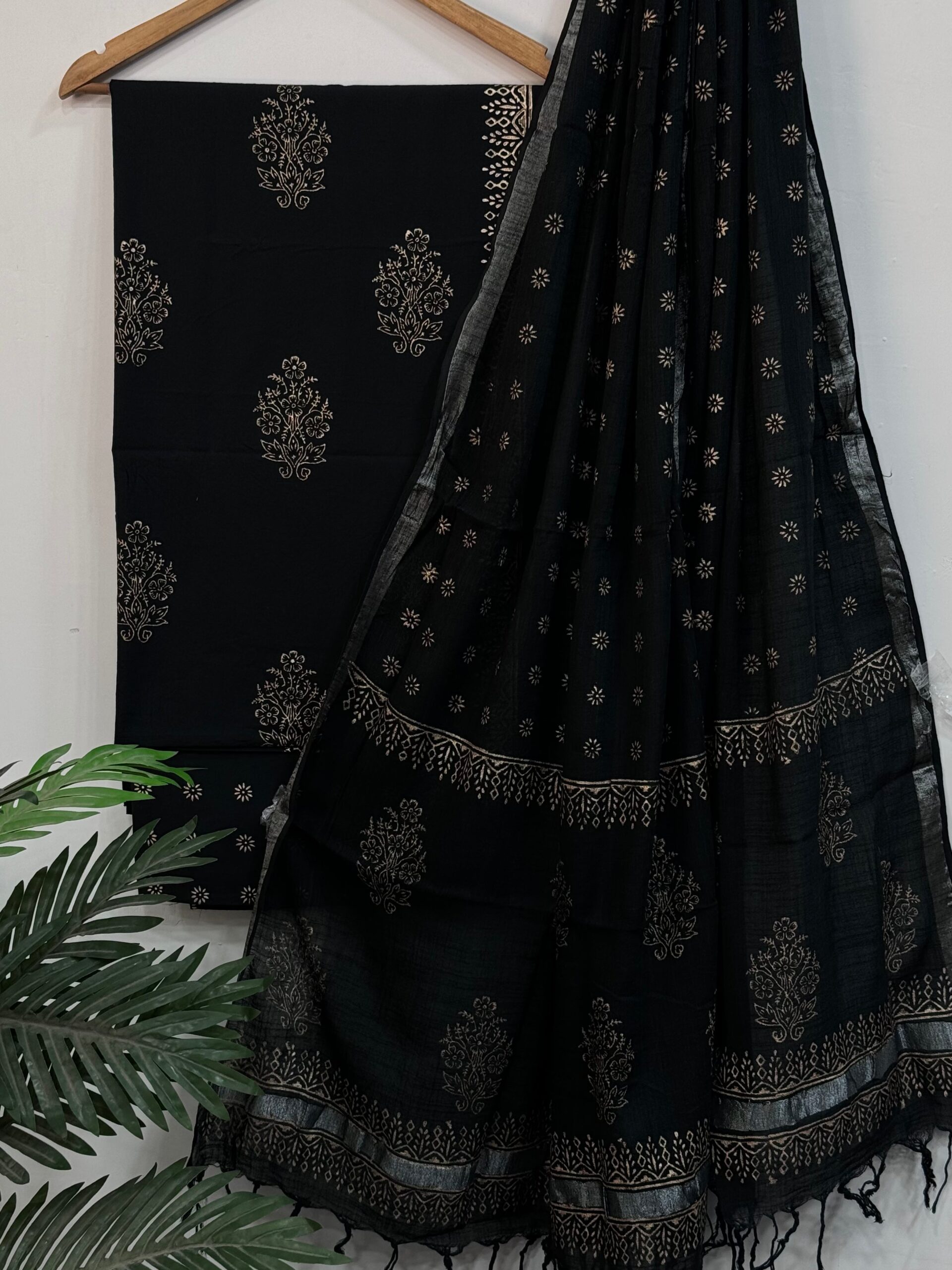 Ajrakh Print Handloom Dupatta