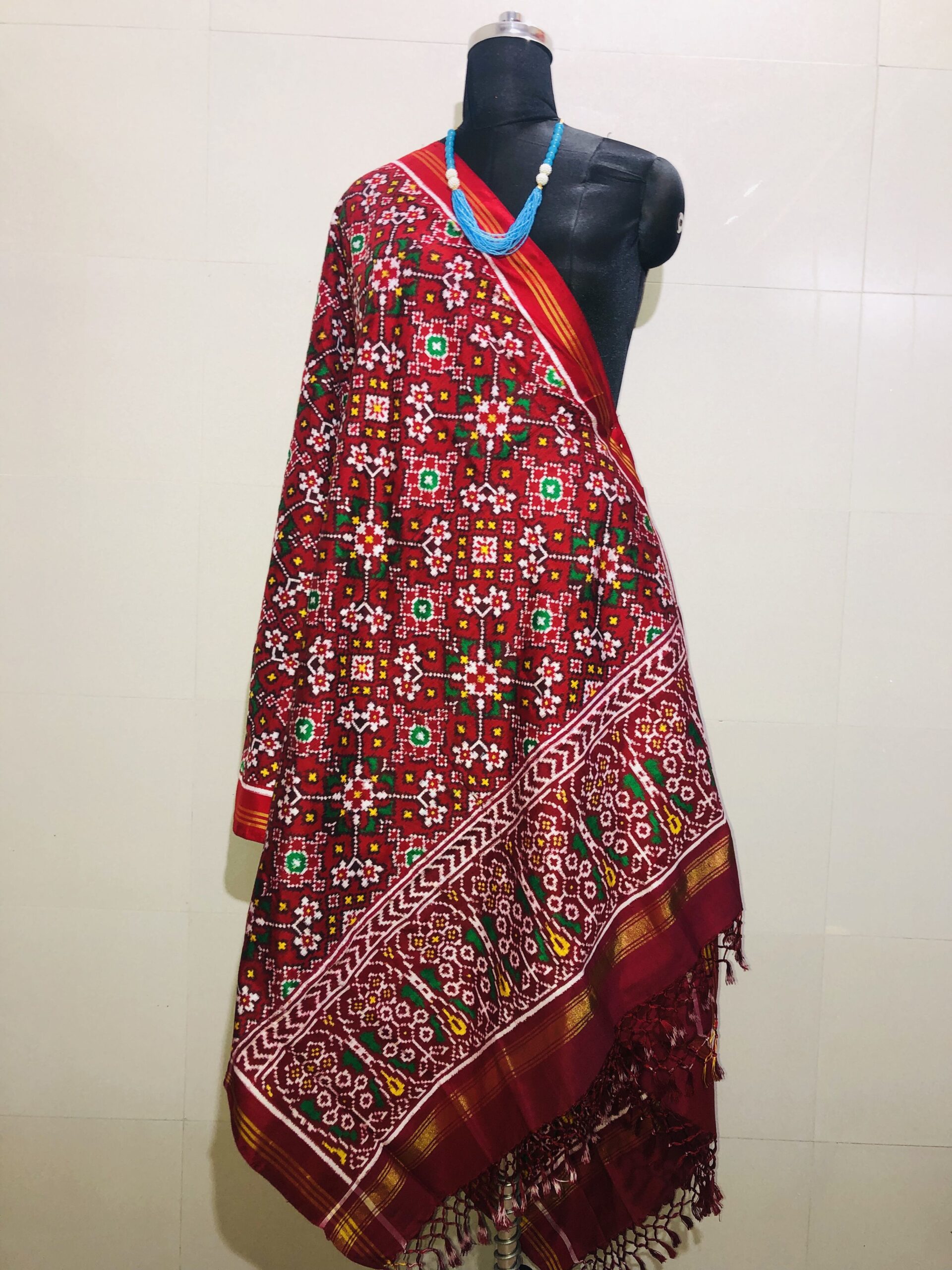 Patola Print Art Silk Dupatta