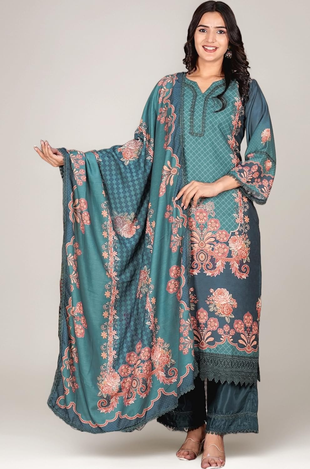 Tiered Muslin Suit Set